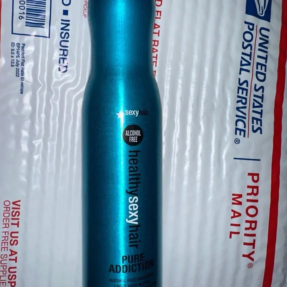 Sexy Hair Healthy Sexy Hair Pure Addiction Alcohol Free Hairspray 9oz 305ml Blue